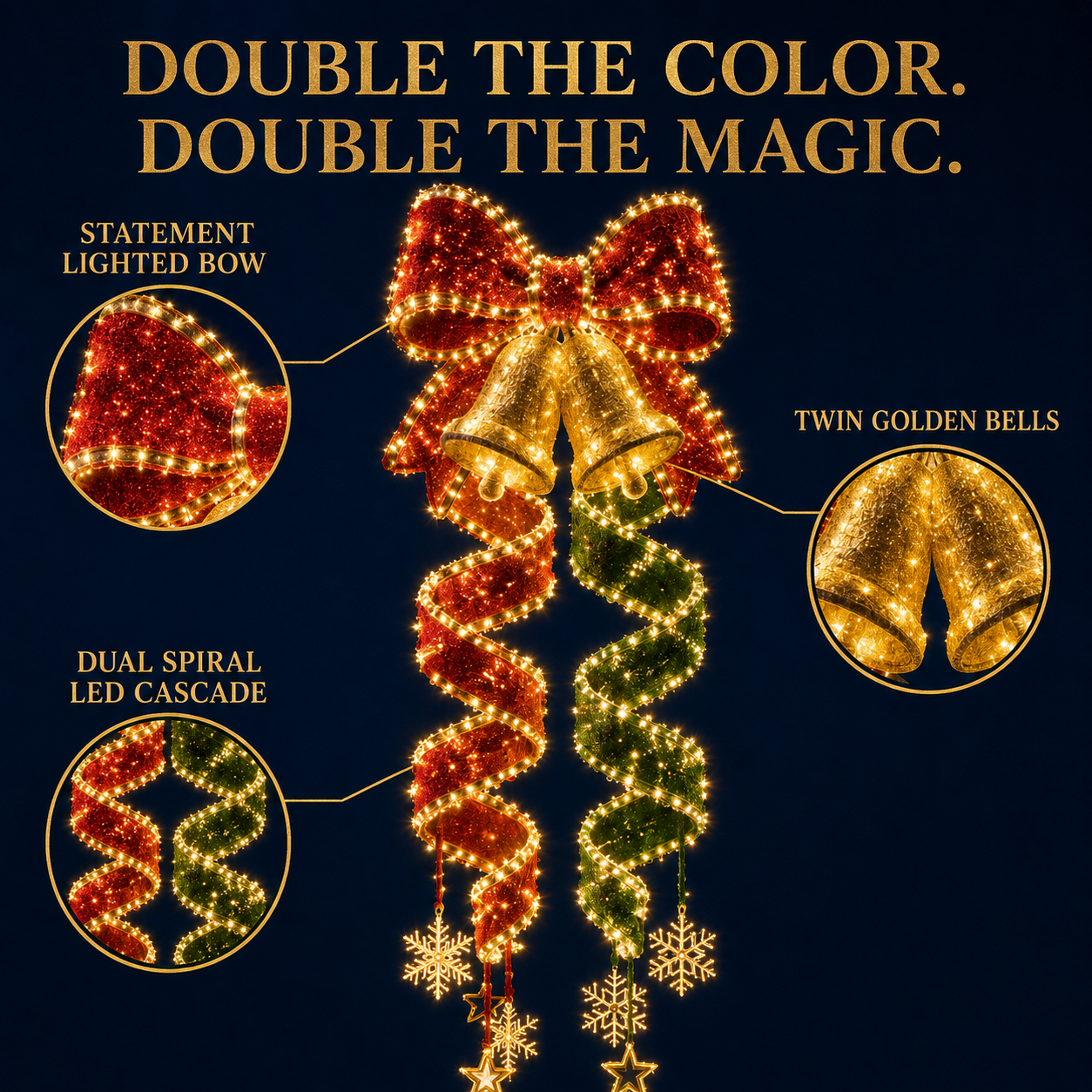 🎄 49% OFF – Lighted Christmas Spiral