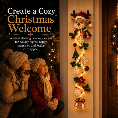 ⏳ Last day! 49% OFF – 🎅 Glowing Christmas Door Hanger