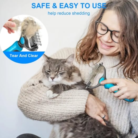 ⏰LAST DAY $20 OFF - 🐱🐕Pet Grooming Tool, Universal Detangling Comb for Dogs