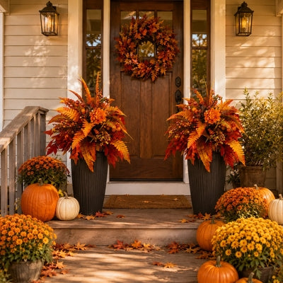 💥Hot Sale 50% Off 🍂 Autumn Harvest Floral Garden Stake Arrangement
