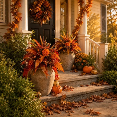 💥Hot Sale 50% Off 🍂 Autumn Harvest Floral Garden Stake Arrangement