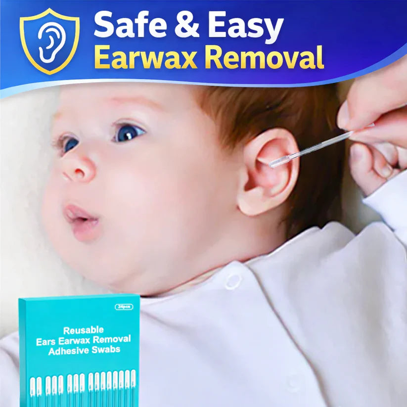 Reusable Earwax Removal Adhesive Swabs🦻