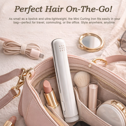 🎁 2-in-1 Mini Curling Iron