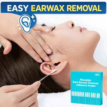 Reusable Earwax Removal Adhesive Swabs🦻