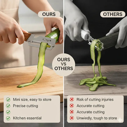 3-in-1 Multi-functional Vegetable Peeler Peel. Shred. Pop. PrepFaster. Cook Smarter.
