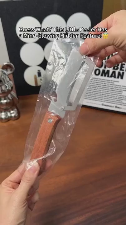 3-in-1 Multi-functional Vegetable Peeler Peel. Shred. Pop. PrepFaster. Cook Smarter.
