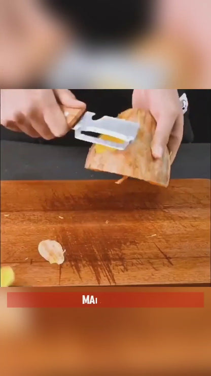 3-in-1 Multi-functional Vegetable Peeler Peel. Shred. Pop. PrepFaster. Cook Smarter.