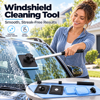 Dual Magnetic Car Windshield Cleaner | Streak-Free Auto Glass Cleaning Kit⭐