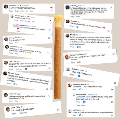Natural  Toothbrush Sticks