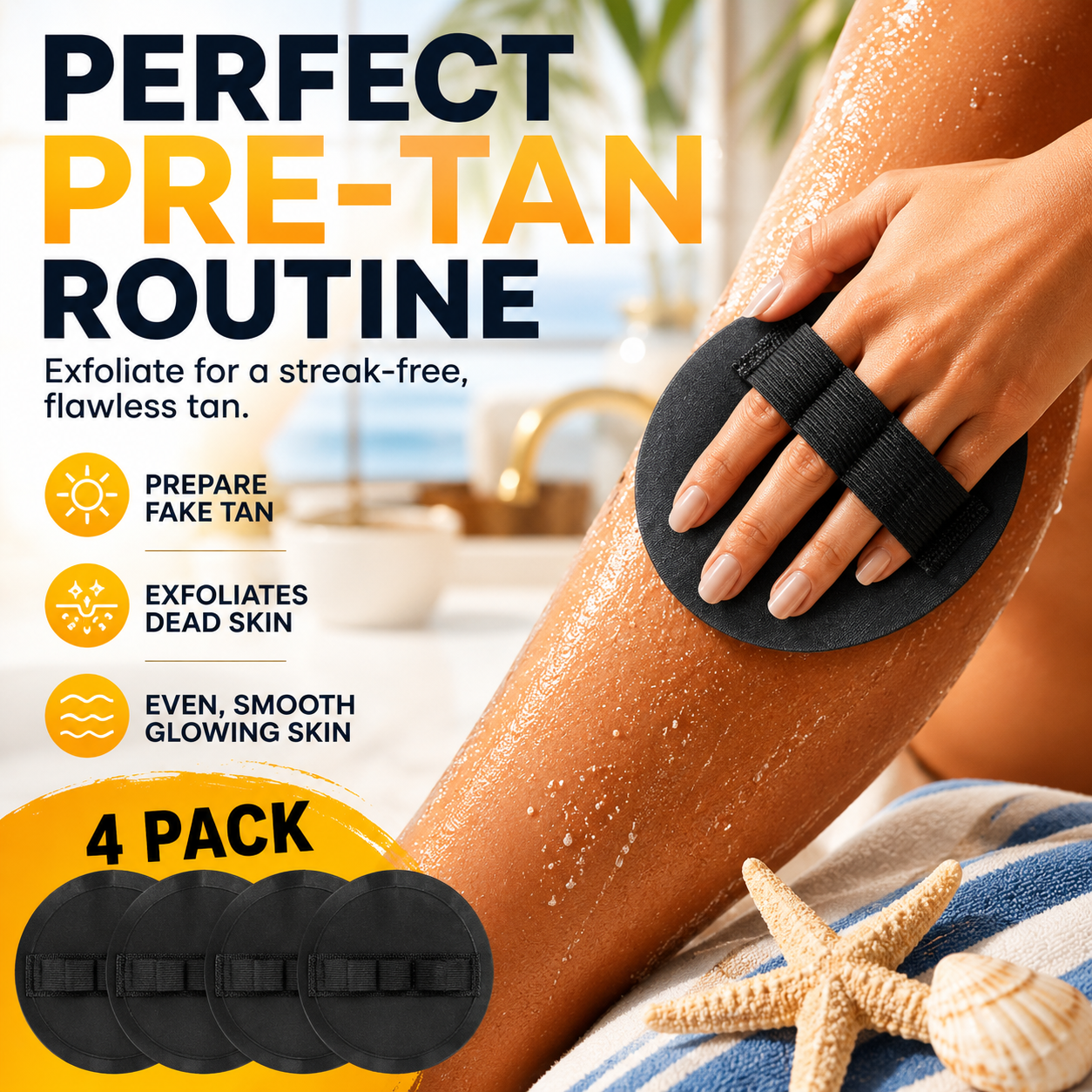 Soft Rubber Shower Scrubber for Gentle Exfoliation & Deep Cleansing