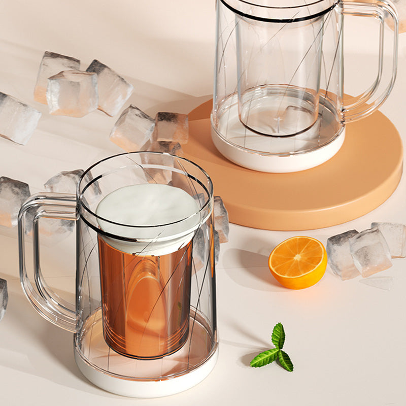 🍺Double Layer Ice Cold Glass – Keep Every Drink Colder for Longer