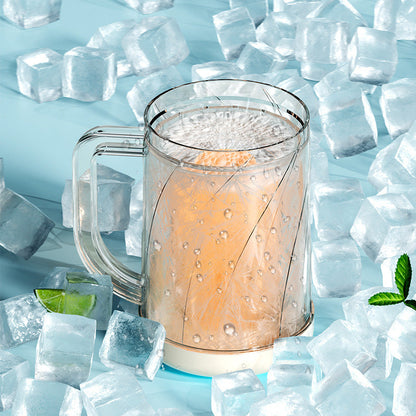 🍺Double Layer Ice Cold Glass – Keep Every Drink Colder for Longer