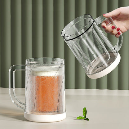 🍺Double Layer Ice Cold Glass – Keep Every Drink Colder for Longer