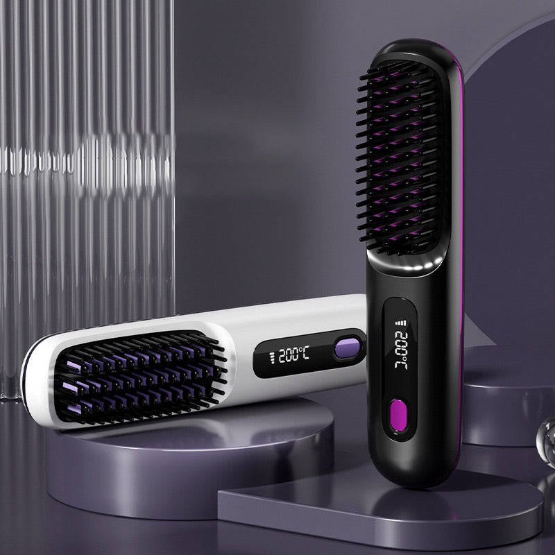 💥Flash Sale(🚀50%OFF)💖Cordless Ceramic Heated Hair Straightening Comb