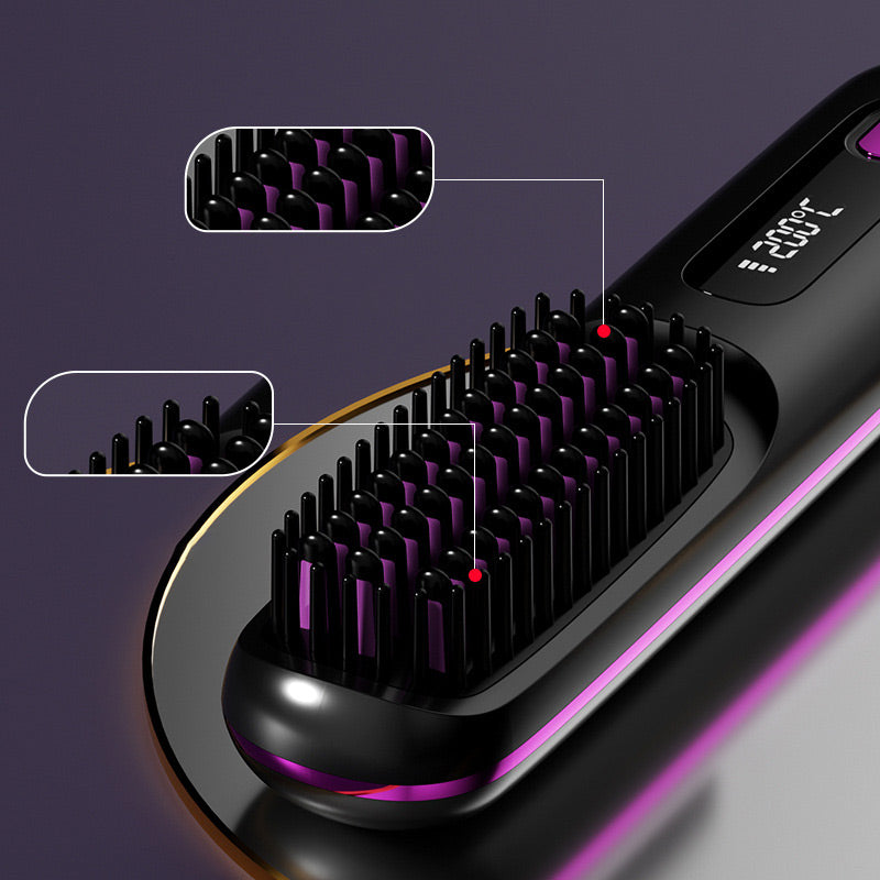 💥Flash Sale(🚀50%OFF)💖Cordless Ceramic Heated Hair Straightening Comb