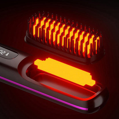 💥Flash Sale(🚀50%OFF)💖Cordless Ceramic Heated Hair Straightening Comb