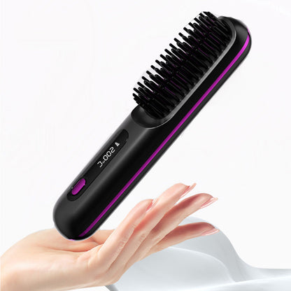 💥Flash Sale(🚀50%OFF)💖Cordless Ceramic Heated Hair Straightening Comb