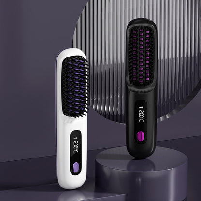💥Flash Sale(🚀50%OFF)💖Cordless Ceramic Heated Hair Straightening Comb