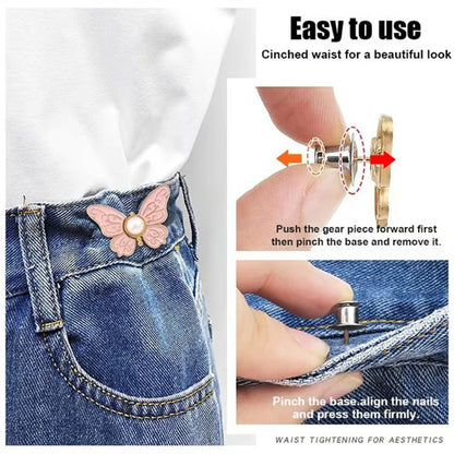 🦋Removable Butterfly Waist Adjustment Buckle