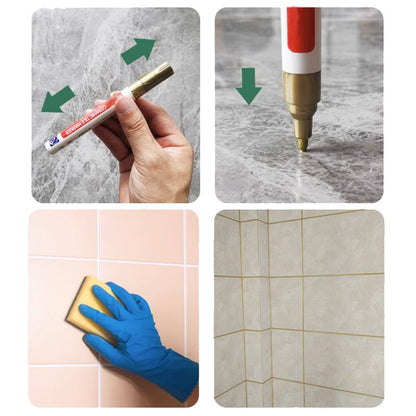 🖌️Anti-Mould & Waterproof Joint Pen for Ceramic Tiles!