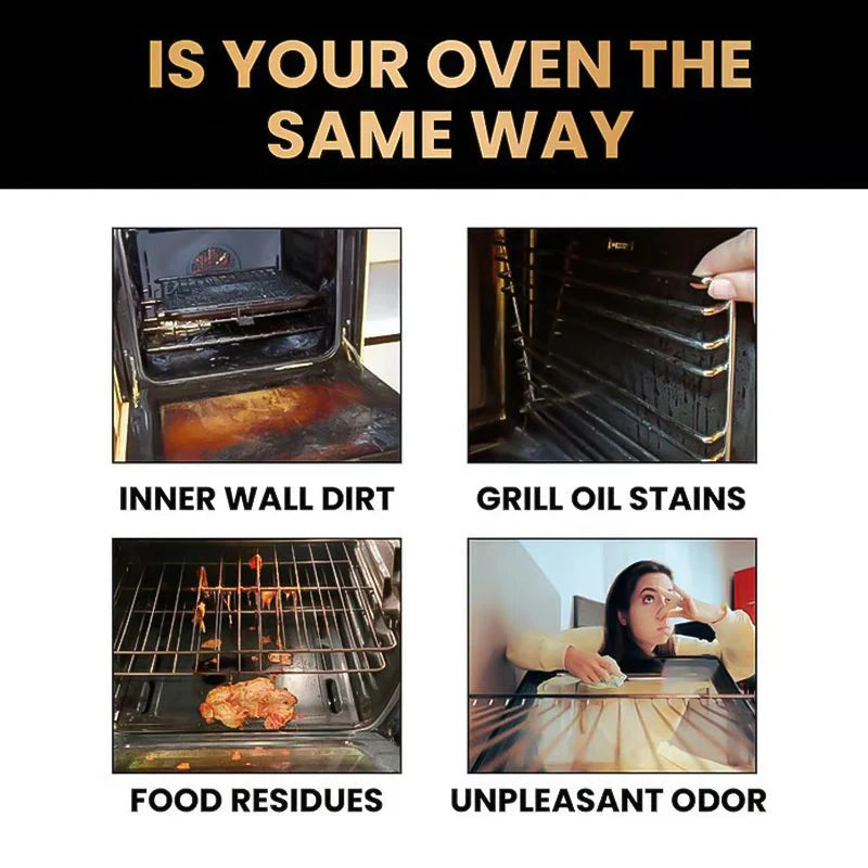 ✨ BUY 2 GET 1 FREE! No-Scrub Oven & Grill Cleaner – Fast 5-Min Grease & Odor Removal 🔥