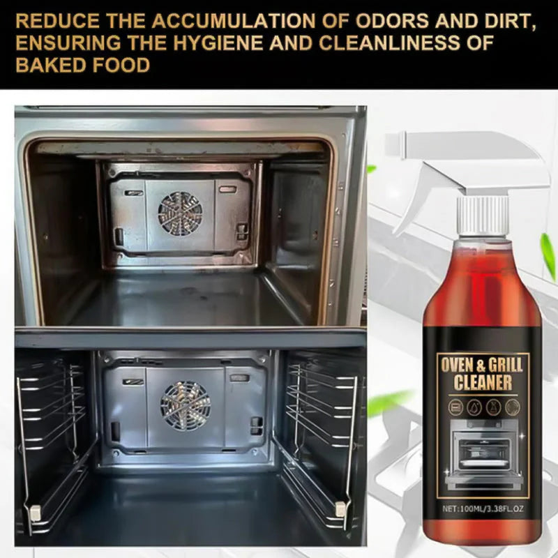 ✨ BUY 2 GET 1 FREE! No-Scrub Oven & Grill Cleaner – Fast 5-Min Grease & Odor Removal 🔥