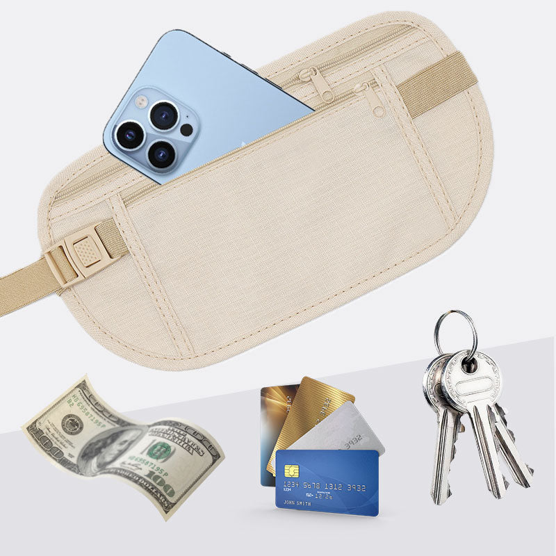⏰🔥LIMITED TIME 61% OFF!👜Anti-Theft Travel Money Belt with RFID Blocking
