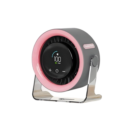 🏆New Desk Fan – USB Rechargeable with LED Display 📊 | 100 Speeds, 120° Tilt & Full Oscillation ↔️ | Ultra-Quiet for Bedroom 😴, Office 🖥️ & Camping 🏕️ | Up to 24H Battery ⚡ | UK Designed 💡🇬🇧