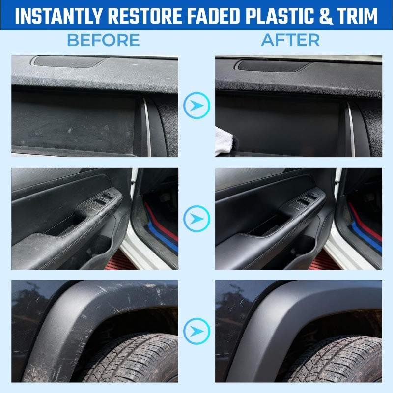 Plastic & Trim Restorer Paste for Car