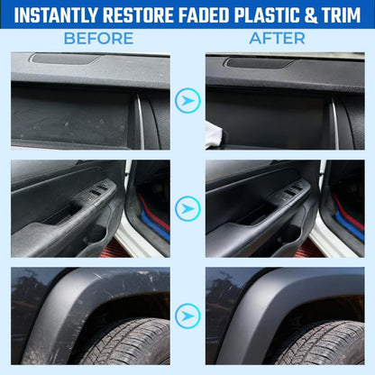 Plastic & Trim Restorer Paste for Car