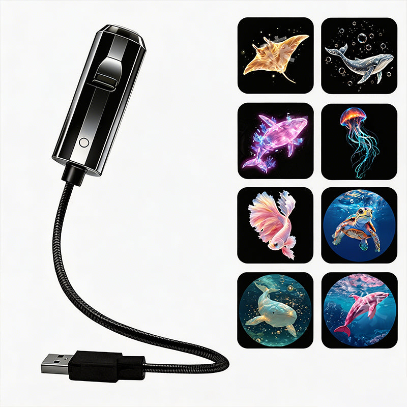 ✨ Plug-and-Play HD Galaxy & Ocean Projector Night Light🥳50,000+ Happy Users