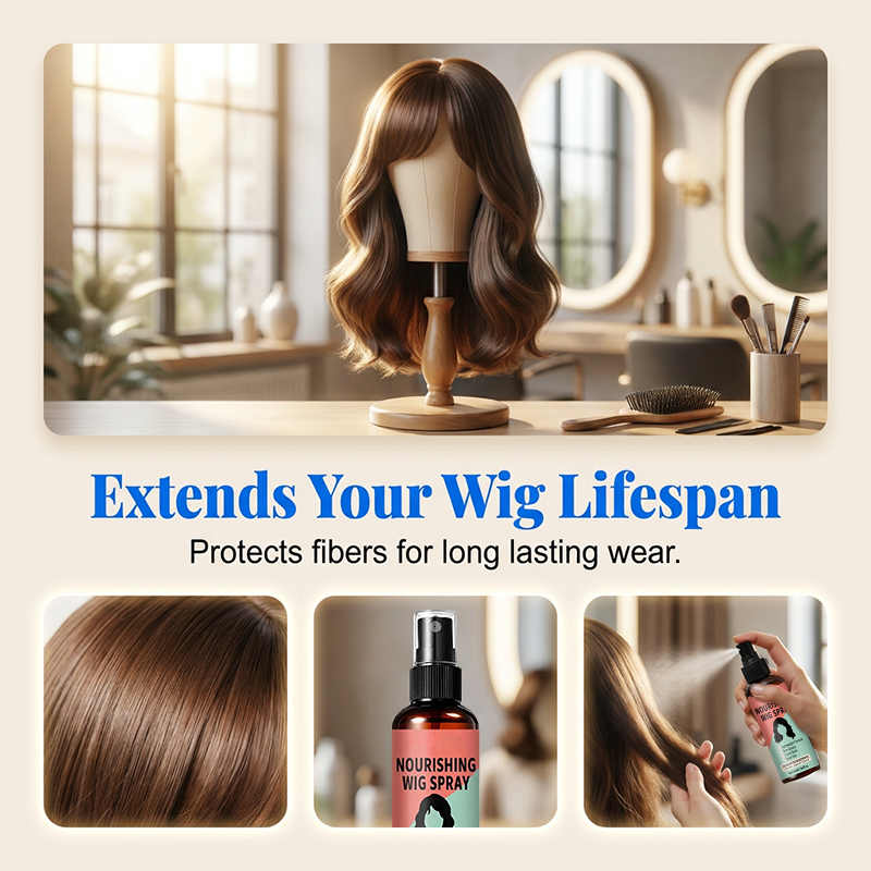 🔥Buy 2 get 1 free✨️Lightweight No-Rinse Nourishing Wig Spray