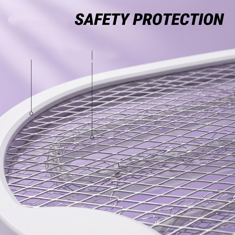 🦟 2-in-1 Foldable Electric Bug Zapper – Handheld Swatter & UV Trap