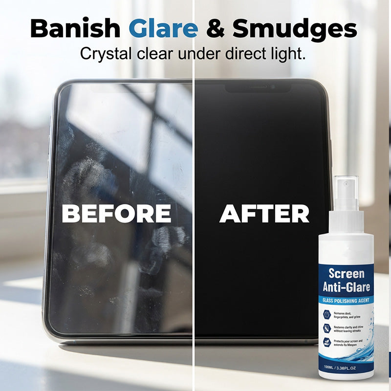 Anti-Glare Spray for Phone Screen
