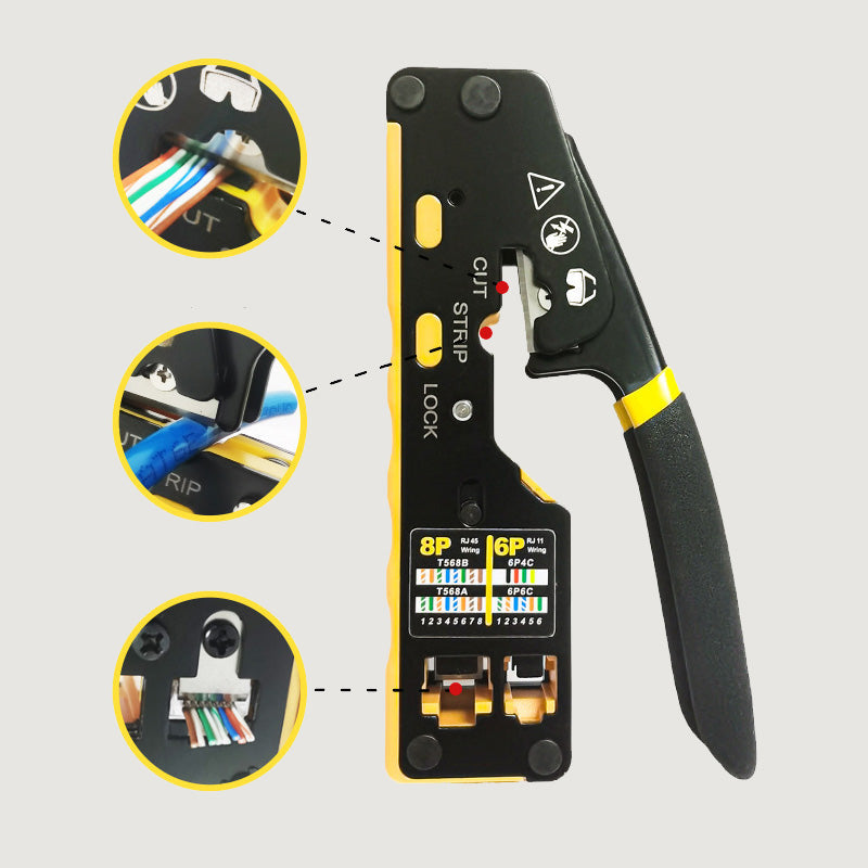 🔥Limited Time Promotion 50% OFF🔥Multi-Function Network Cable Crimping Tool