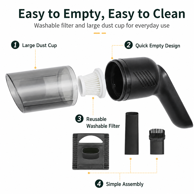 🥳2026 HOT SALE🥳💞50K+ SOLD!🛏️✨ 50% OFF! Handheld Cordless Mattress Vacuum – 15000Pa suction + UV light kills mites & allergens. Deep clean sofas & car seats too – healthier sleep starts here! 🧼💪