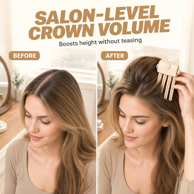 👱‍♀️High Cranial Top Magic Tool！Volumizing Root Lift Clip