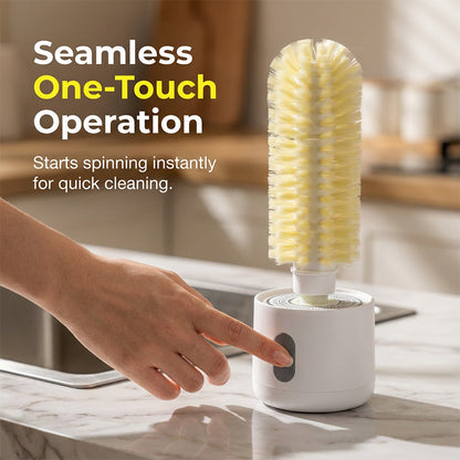 Electric Rotary Cup Brush with Suction Base