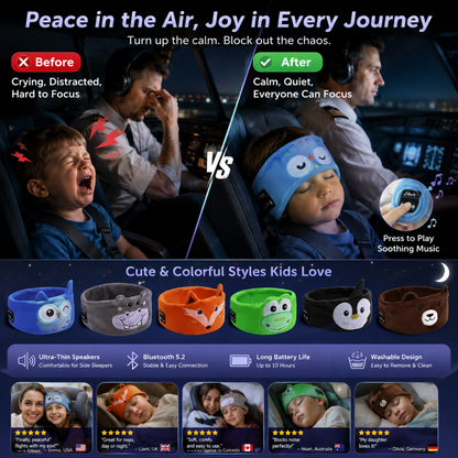 🎁Kids Wireless Bluetooth Sleep Headband