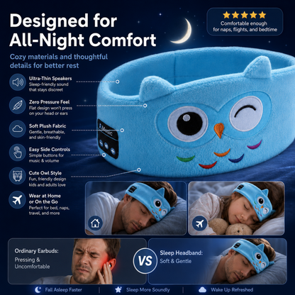 🎁Kids Wireless Bluetooth Sleep Headband